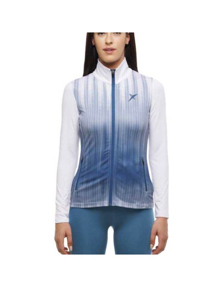 Chaqueta Drop Shot Isora Azul Blanco Mujer | Ofertas de pádel