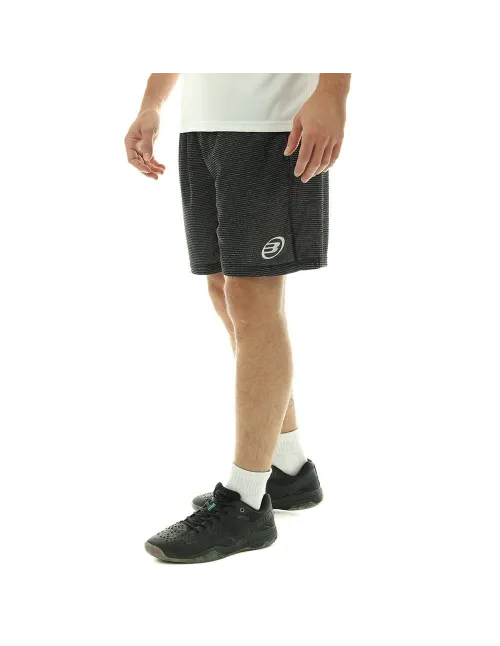 Pantalón Corto Bullpadel Abato Negro | Ofertas de pádel