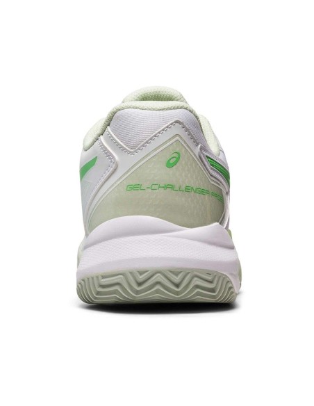 Asics Gel-Challenger 13 Feminino Padel Branco Verde | Ofertas de padel