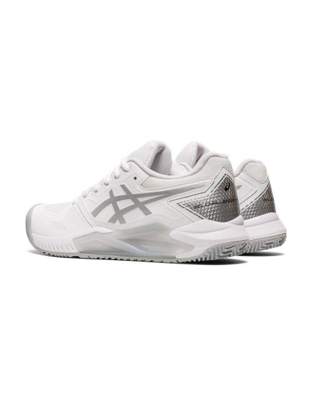 Asics Gel-Challenger 13 Padel Blanco Y Plata Mujer 1042A205-100 | Ofertas de pádel