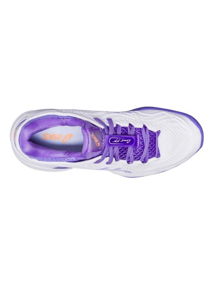 Asics Court Ff 3 Clay 1042A221-101 Blanco Morado Mujer |Padel offers