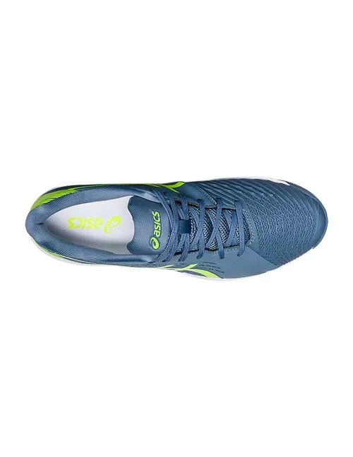 Asics Solution Swift Ff Clay Blue Lime 1041a299 401 | Ofertas de padel