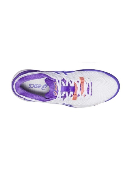 Asics Gel-Resolution 9 Donna Bianco Viola 1042a208-101 |Padel offers