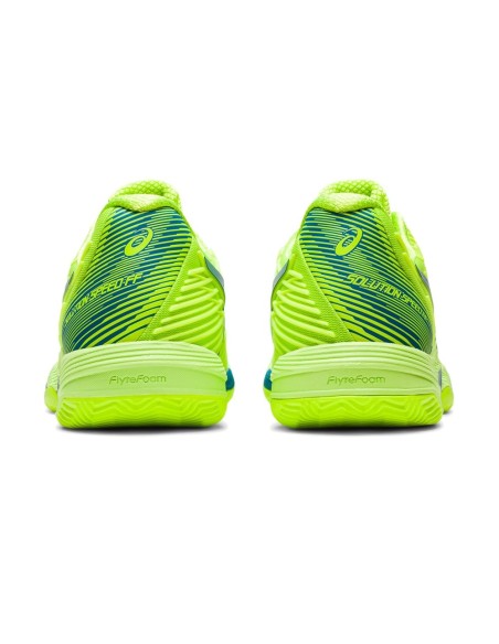 Asics Solution Speed Ff 2 Clay Lima Mujer 1042A134-300 | Ofertas de pádel