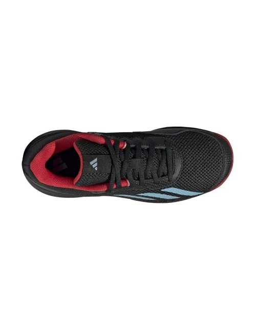 Adidas Courtflash K Black Red Junior Hp9717 | Ofertas de padel