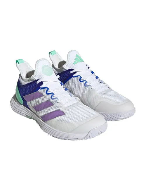Adidas Adizero Ubersonic 4 Lanzat Blanco Morado Mujer Hq8390 | Ofertas de pádel