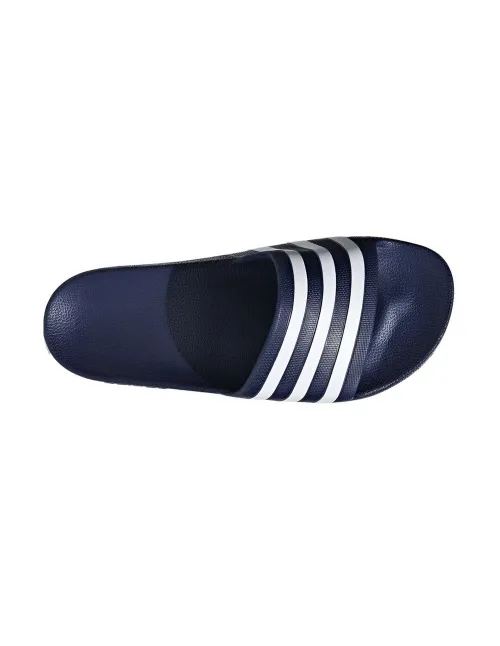 Chanclas Adidas Adilette Aqua Azul Marino Blanco Unisex | Ofertas de pádel