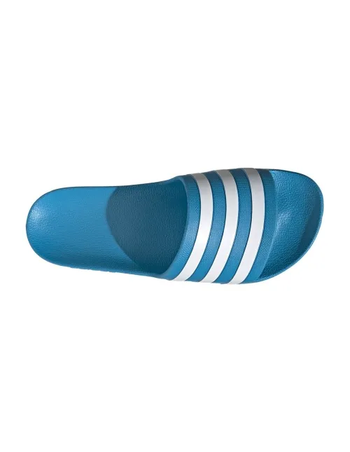 Chanclas Adidas Adilette Aqua Azul Blanco Unisex | Ofertas de pádel