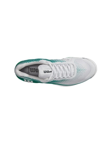 Wilson Rush Pro 4.0 Clay Blanco Verde Wrs330730 | Ofertas de padel