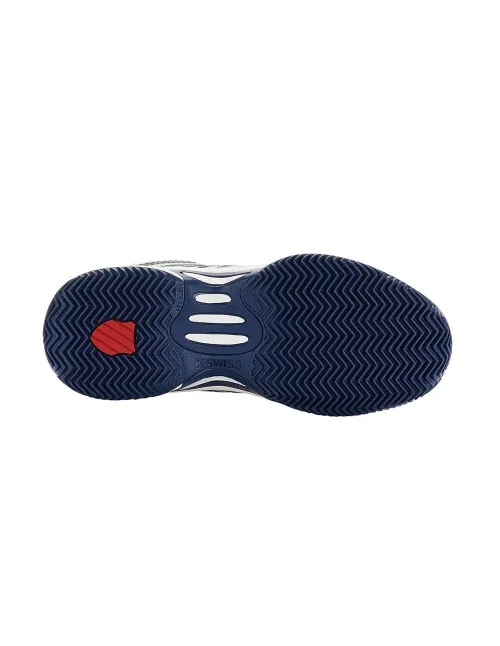 Kswiss Hypercourt Express 2 Hb Branco Azul Marinho Júnior | Ofertas de padel