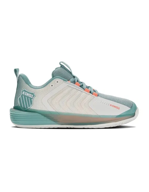 Kswiss Ultrashot 3 Feminino Branco Verde | Ofertas de padel