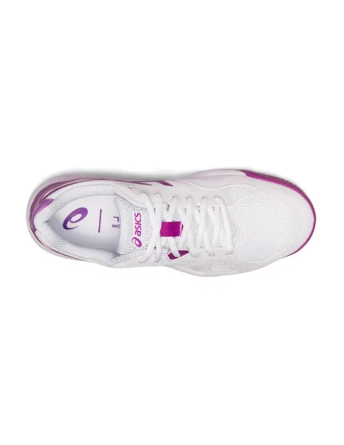 Asics Gel Padel Pro 5 Blanco Lila Mujer | Ofertas de pádel
