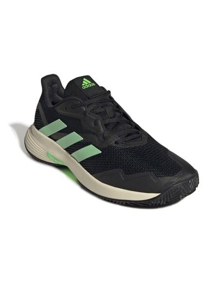 Adidas Courtjam Control Clay Black Green | Ofertas de padel