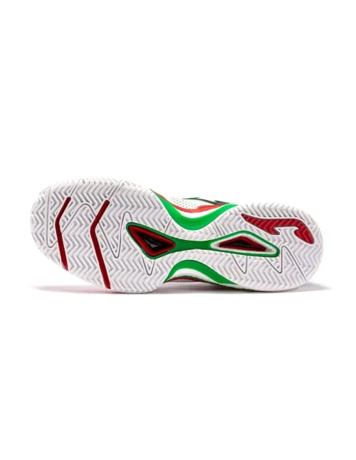 Joma T.Slam Homens 2202 Branco Vermelho | Ofertas de padel