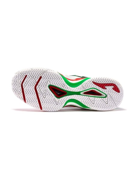 Joma T.Slam Homens 2202 Branco Vermelho | Ofertas de padel
