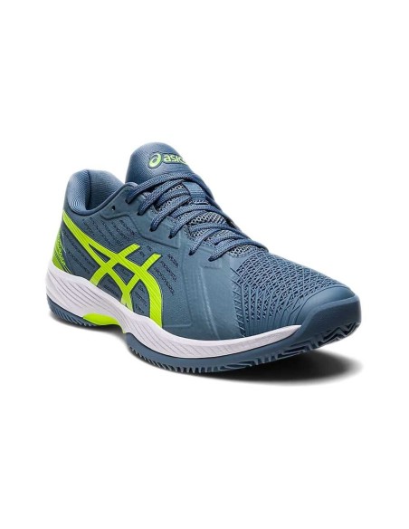 Asics Solution Swift Ff Clay Blue Lime 1041a299 401 | Ofertas de padel
