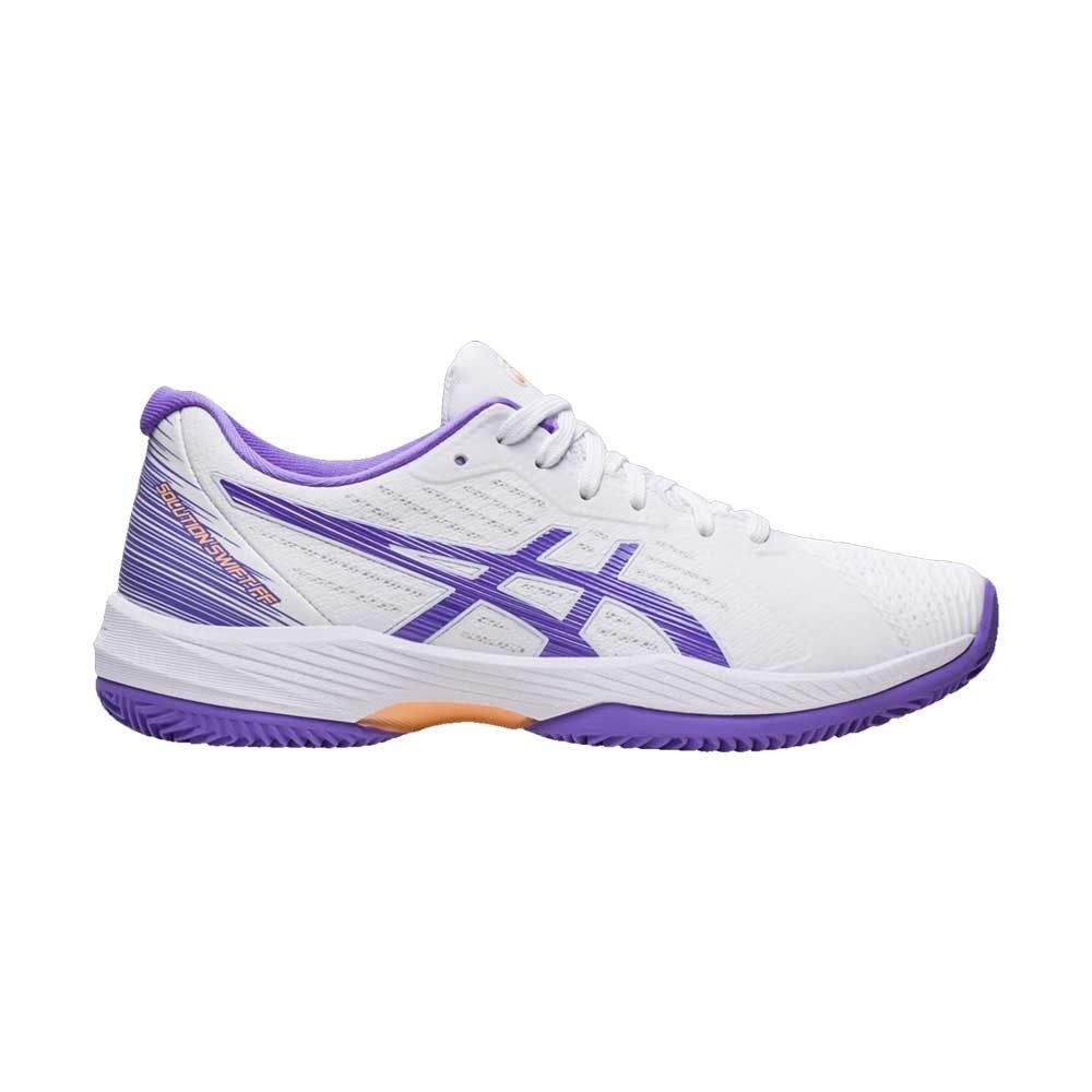 Asics Solution Swift Ff Blanco Morado 1042a197-105 Mujer Talla 41.5