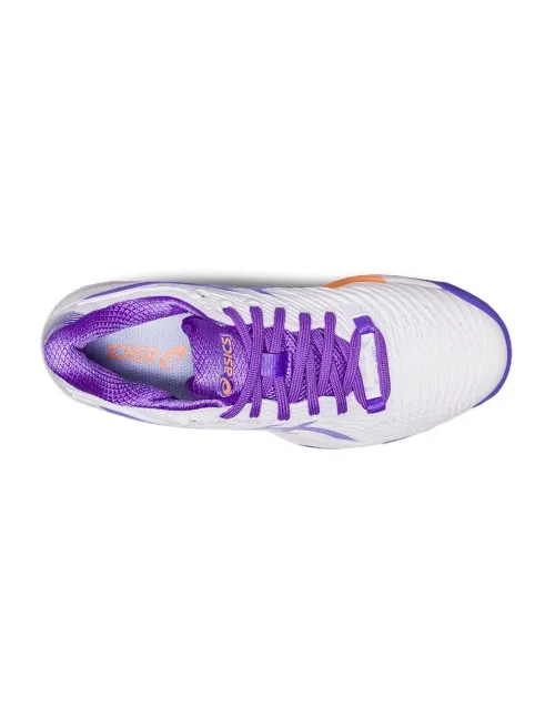 Asics Solution Speed Ff 2 Blanco Morado Mujer 1042a136-104 |Padel offers