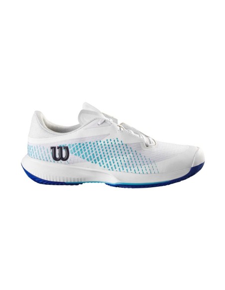 Wilson Kaos Swift 1.5 Clay Blanco Azul Wrs331060 | Ofertas de padel