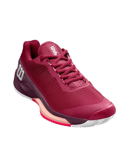 Wilson Rush Pro 4.0 Clay Vino Mujer | Ofertas de pádel
