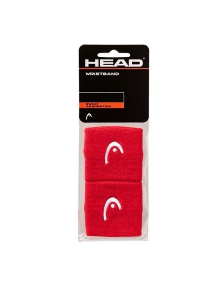 Wristbands Head 2.5" Red | Ofertas de padel