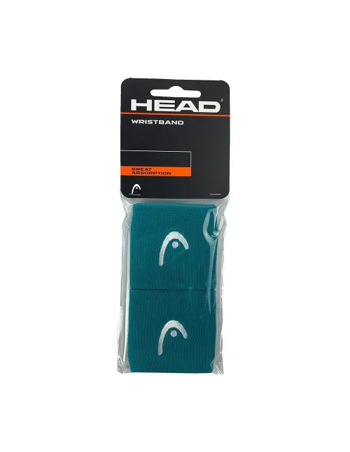 Muñequeras Head 2.5" Turquesa | Ofertas de pádel