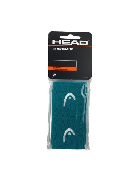 Muñequeras Head 2.5" Turquesa | Ofertas de pádel