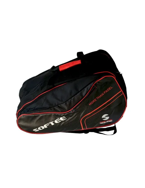 Paletero Softee Padel Premium Negro Rojo