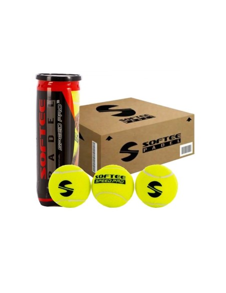 Cajon 24 Botes 3 Pelotas Softee Speed Pro | Ofertas de pádel