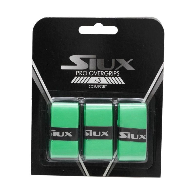 Blister Overgrips Siux Pro X3 Verde Liso