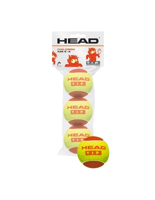 3 Head T.I.P. PALLINE IN SCHIUMA RED 578363 |Padel offers