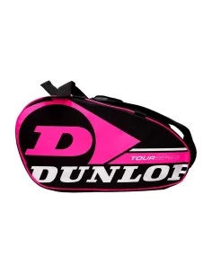 Paletero Dunlop Tour Intro Negro Rosa | Ofertas de pádel