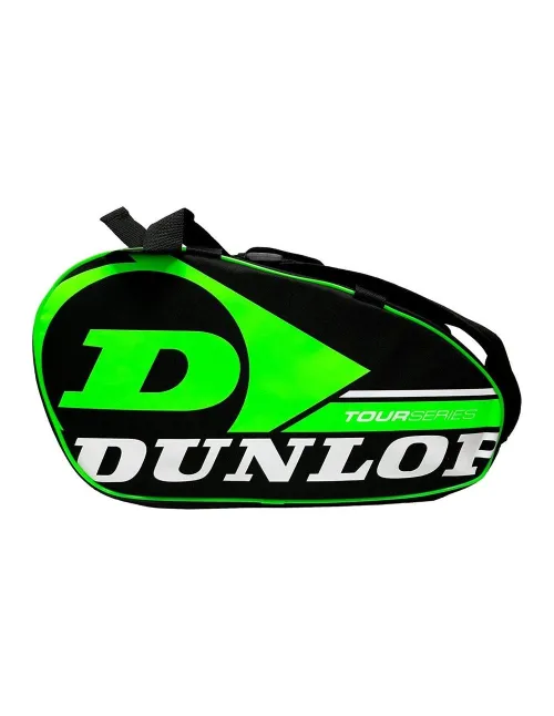 Saco De Padel Dunlop Tour Intro Preto E Verde | Ofertas de padel