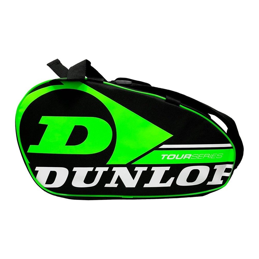 Paletero Dunlop Tour Intro Blk/green, Negro