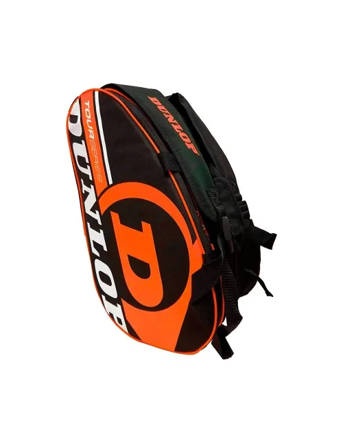 Paletero Dunlop Tour Intro Negro Naranja