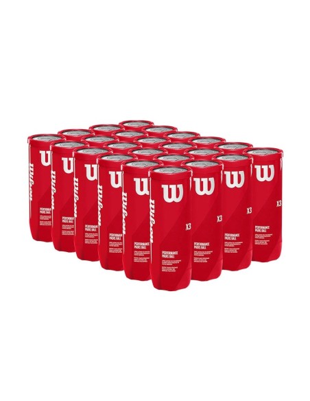 Box of 24 cans Wilson Padel X3 Ball | Ofertas de padel