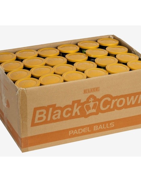 Cajón Bolas Black Crown Elite | Ofertas de pádel