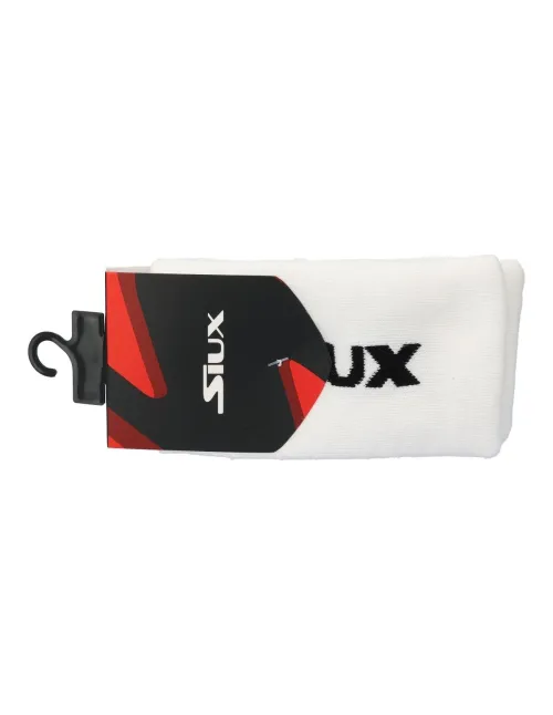 Muñequera Siux Larga Jacquard Algodón Blanco | Ofertas de pádel