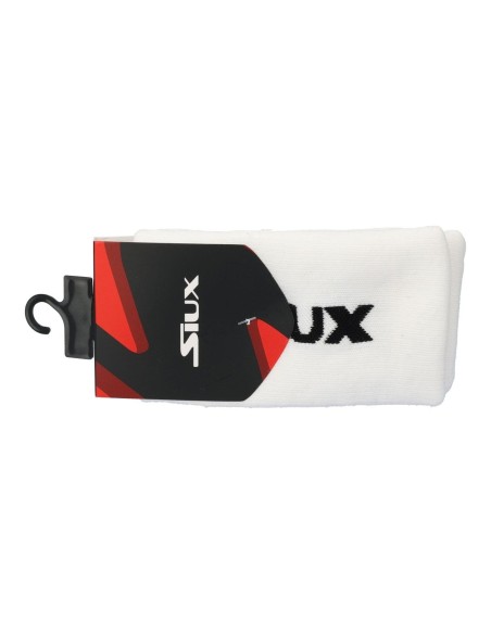 Muñequera Siux Larga Jacquard Algodón Blanco | Ofertas de pádel Muñequera Siux Larga Jacquard Algodón Blanco | Ofertas de pádel