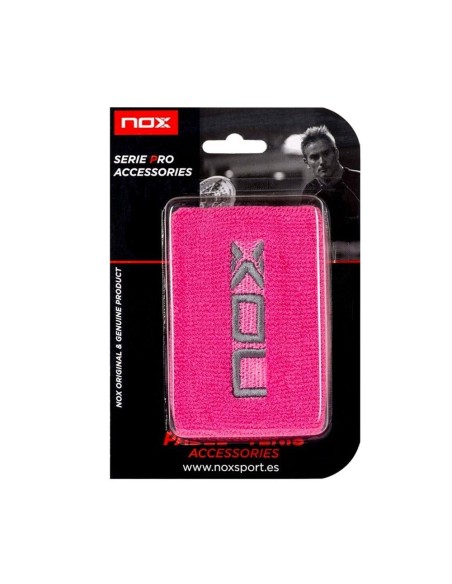 Muñequeras Blister Nox X2 Rosa | Ofertas de pádel