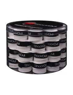 Drum 60 Premium Smooth Overgrips Branco Preto | Ofertas de padel 2