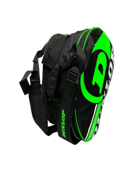 Saco De Padel Dunlop Tour Intro Preto E Verde | Ofertas de padel
