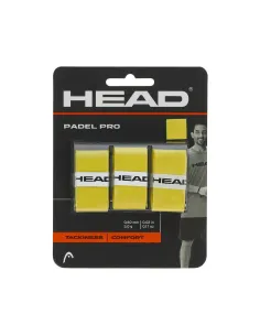 3 Units Overgrip Head Padel Pro Yellow | Ofertas de padel 2
