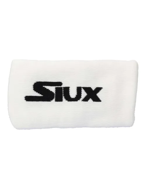 Muñequera Siux Larga Jacquard Algodón Blanco | Ofertas de pádel