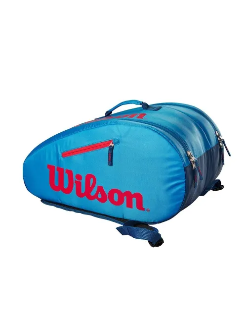 Padel Bag Wilson Padel Blue Red Bag Junior | Ofertas de padel