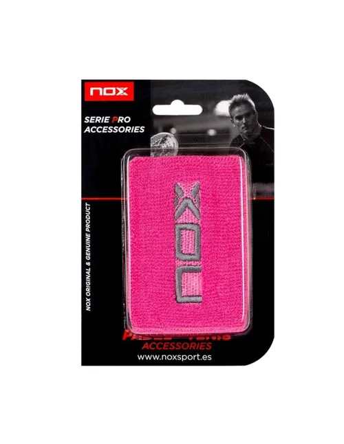 Muñequeras Blister Nox X2 Rosa | Ofertas de pádel
