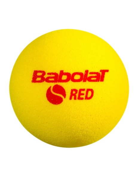 Babolat Lattina a 3 palline in schiuma rossa Junior |Padel offers
