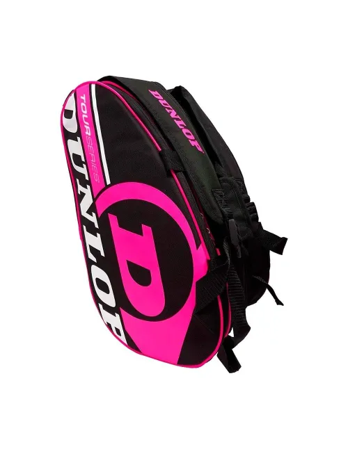 Saco De Padel Dunlop Tour Intro Preto E Rosa | Ofertas de padel