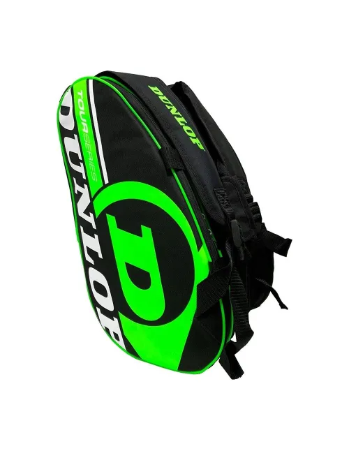 Paletero Dunlop Tour Intro Negro Verde | Ofertas de pádel