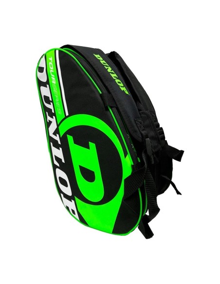Paletero Dunlop Tour Intro Negro Verde | Ofertas de pádel